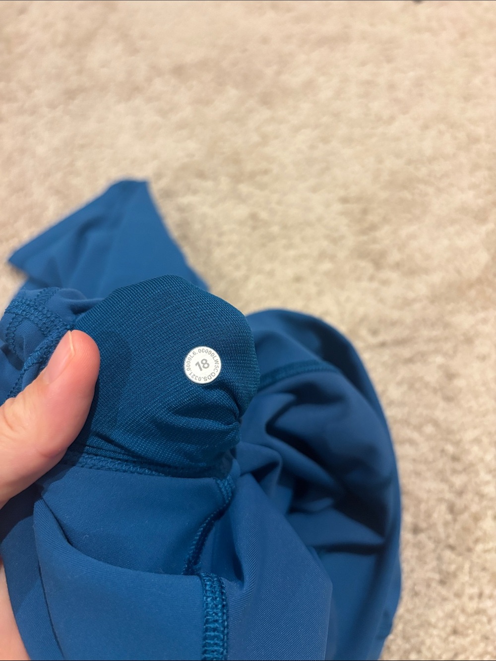 Lululemon Wunder Train High-Rise Tight 25" Capri Blue W5CQDS - Picture 3 of 3